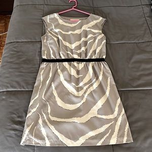 Loft zebra pattern dress